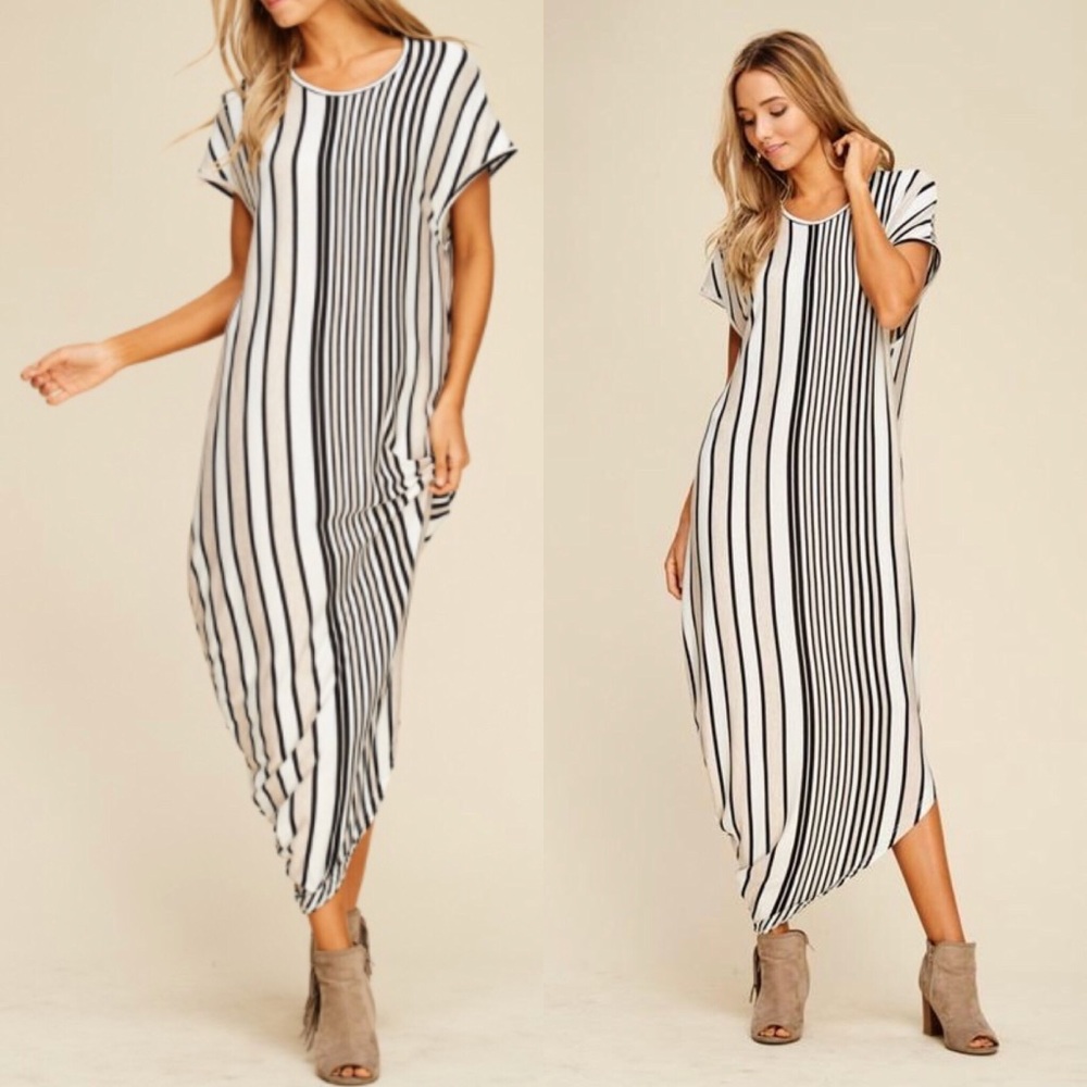 Midi Stripe Dress